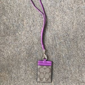 NWT Coach Card holder